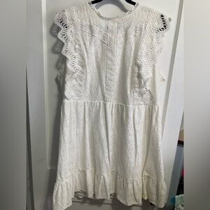 Ivory Lace Dress 1X Glitzy Girlz Botique